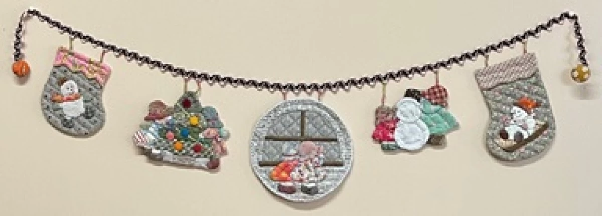 スーとスノーマンのクリスマスガーランド