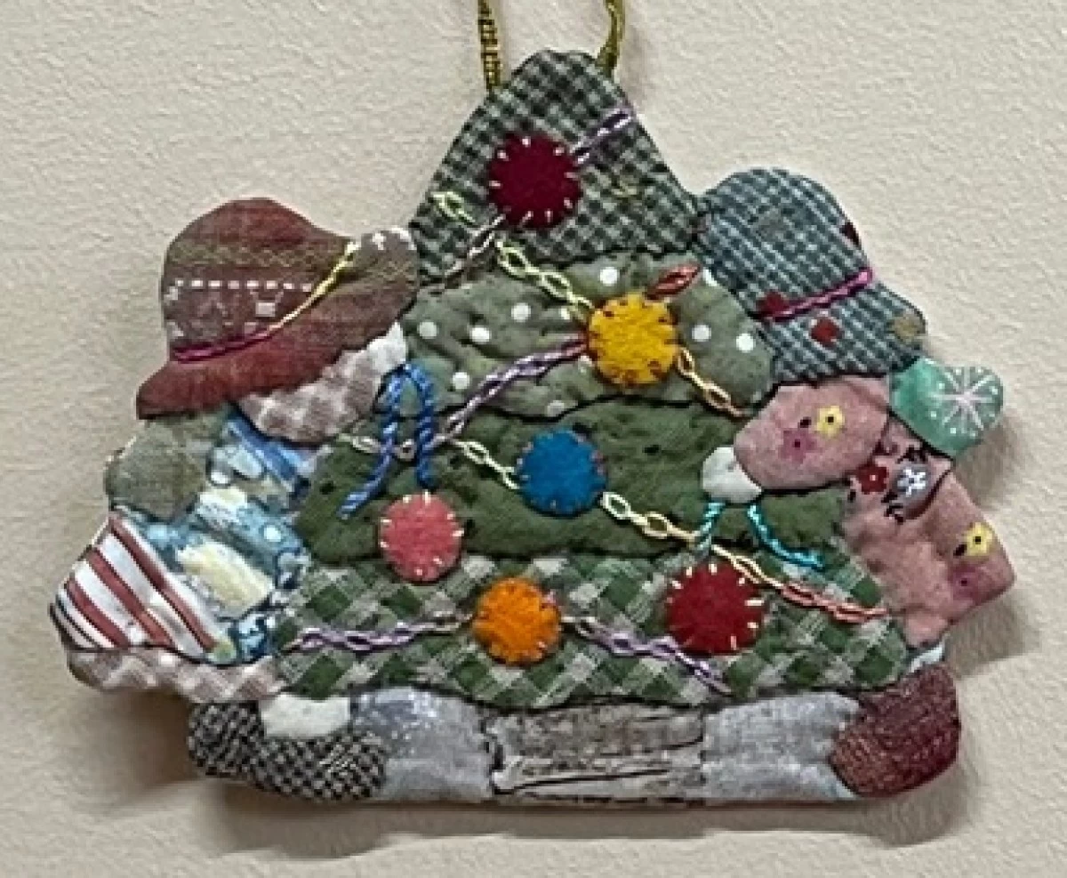 スーとスノーマンのクリスマスガーランド