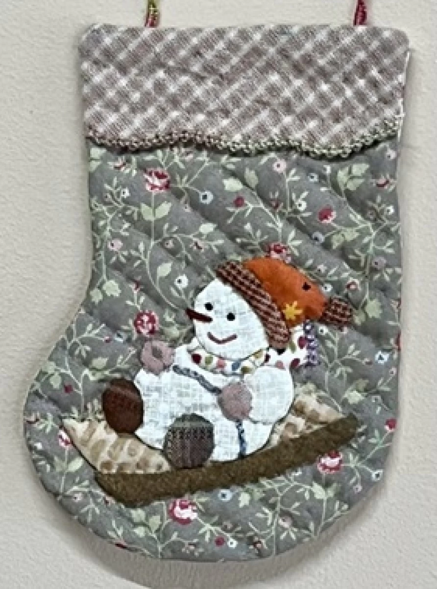 スーとスノーマンのクリスマスガーランド