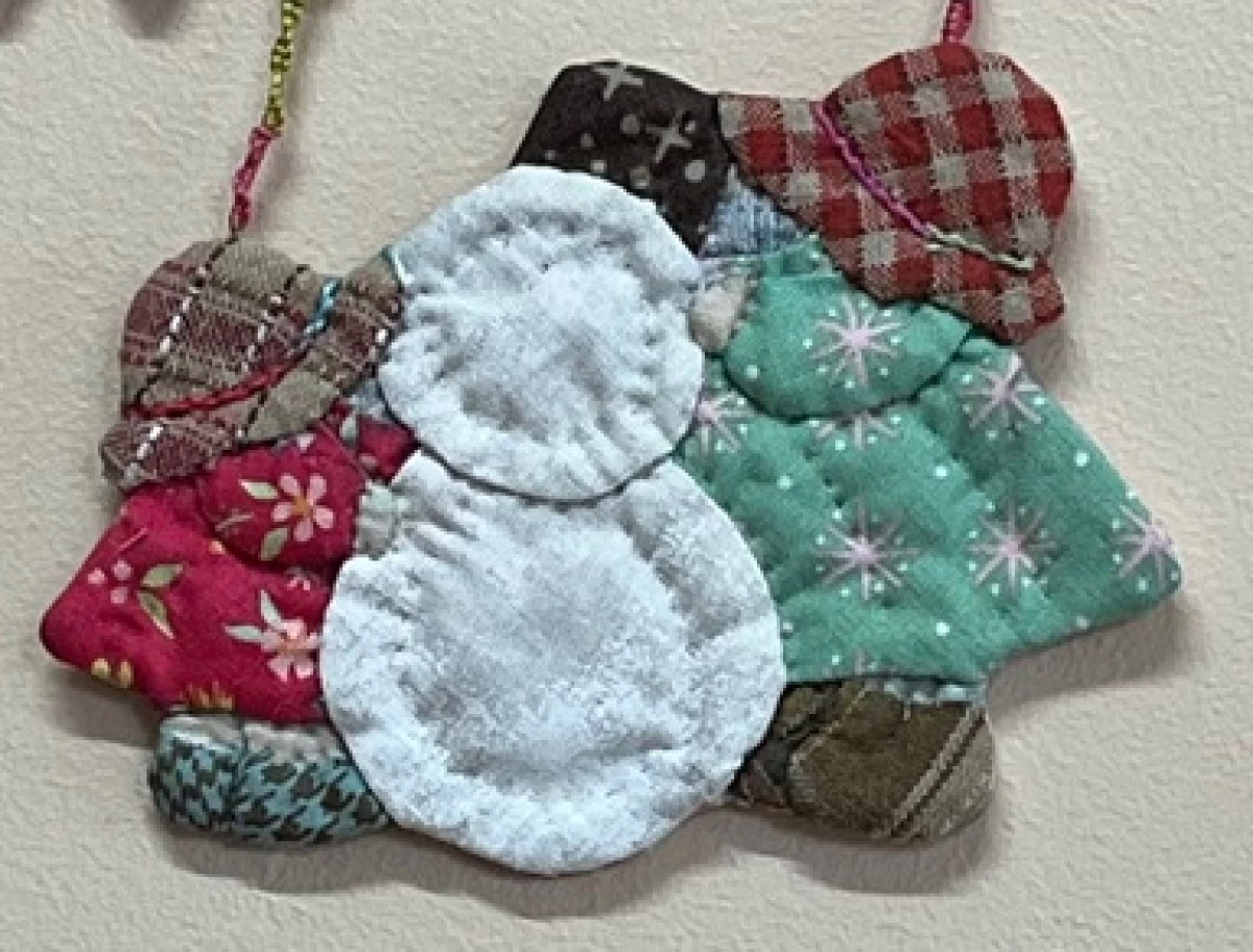 スーとスノーマンのクリスマスガーランド